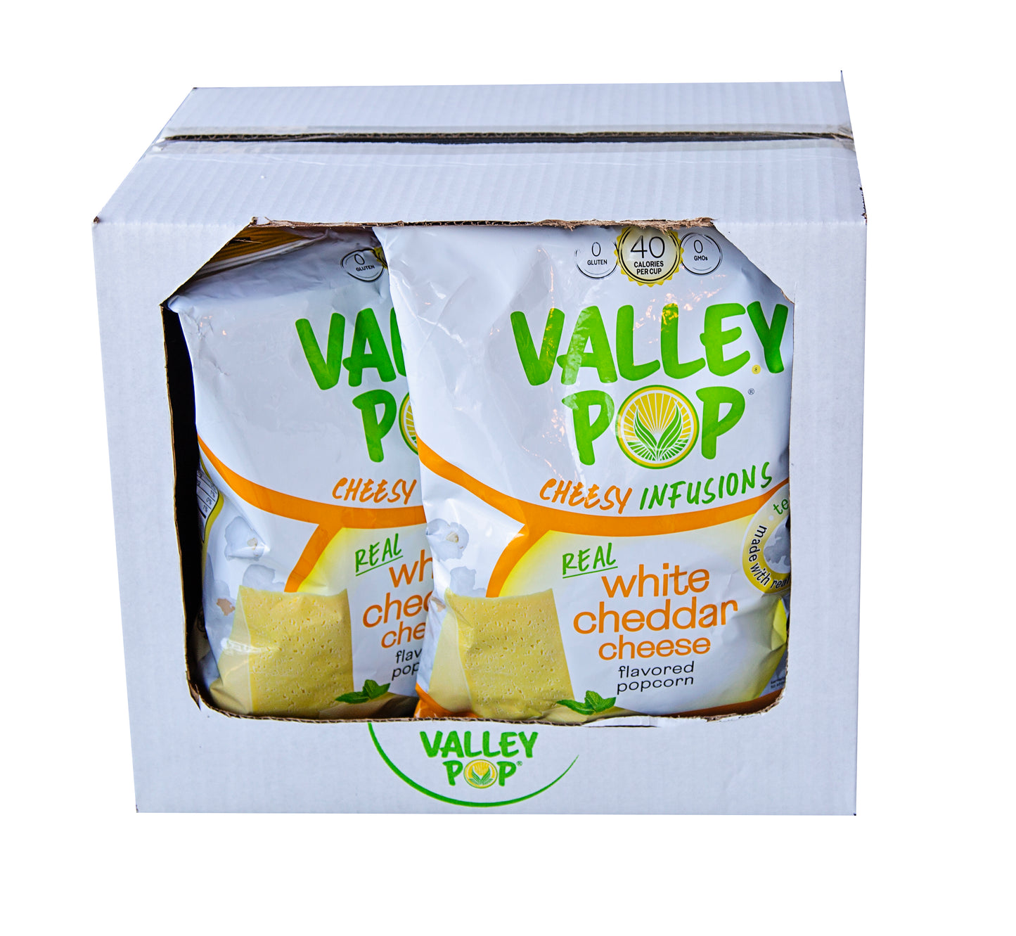 6 Count - 6.5oz Bag of White Cheddar Cheese Popcorn