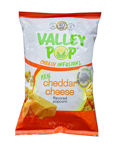 6 Count - 6.5oz Bag of Cheddar Cheese Popcorn