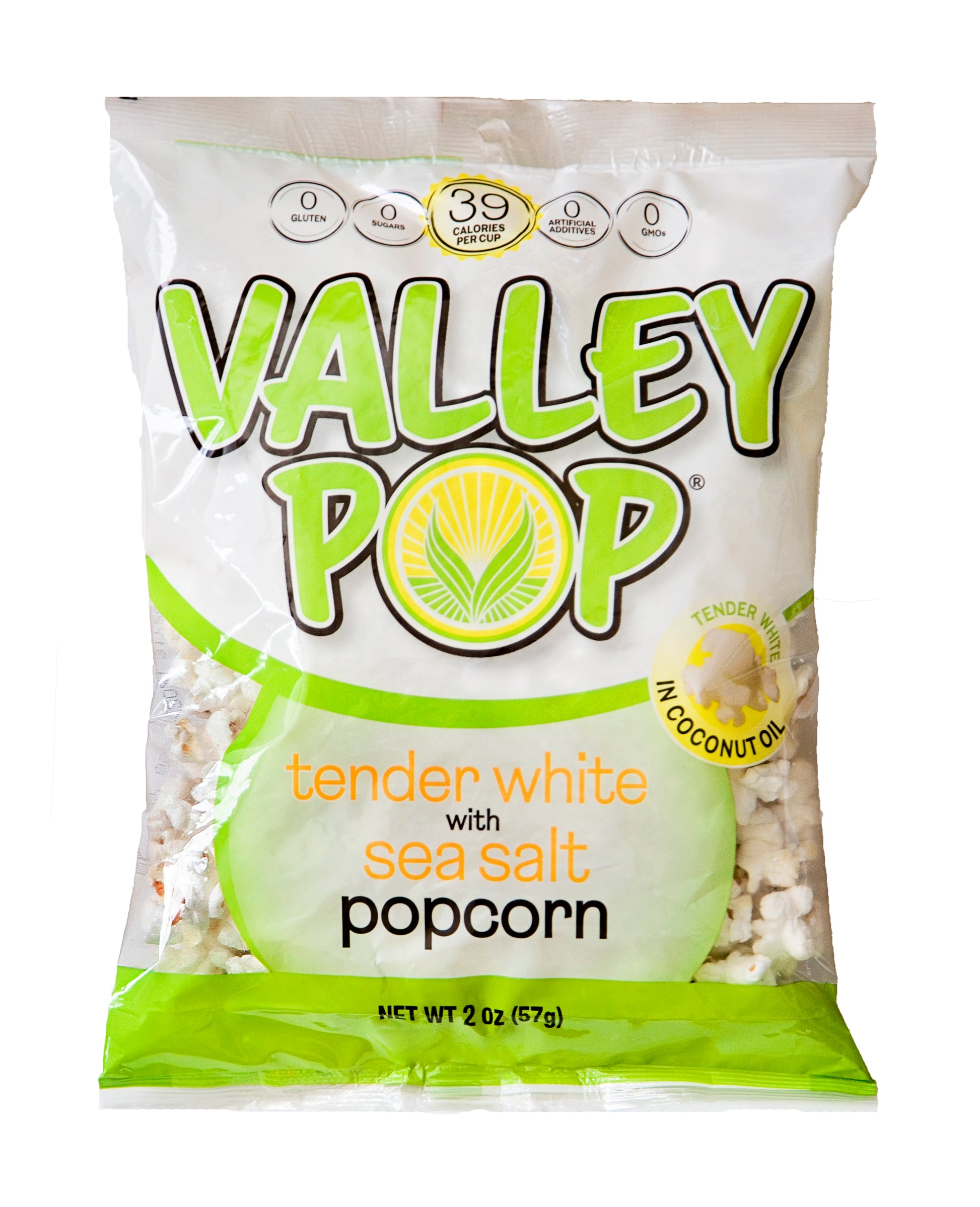 2 oz Bag of White Popcorn - 5 Count